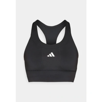 Imagen de adidas Performance RUN BRA Sujetadores deportivos con sujeción media, Mujer, Talla: LxA B, Black