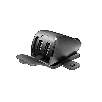 Imagen de USB Fix Trek 2, Rainproof Double Charger, Screws or Sided Tape Fixing Ultra Fast Charge 5400 mA 12/24V