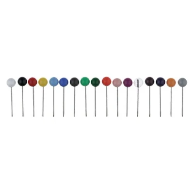 Imagen de ALCO Albert 826 Aguja para mapas, Colores Surtidos, 8 mm, Caja de 20 Unidades