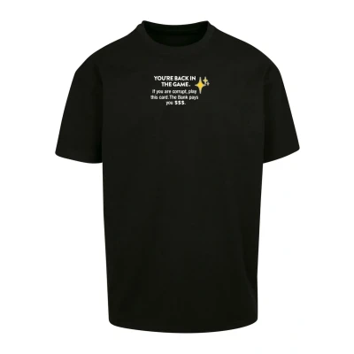 Imagen de Upscale by Mister TEE Intepol Oversize Camiseta estampada, Hombre, Talla: Large, Black