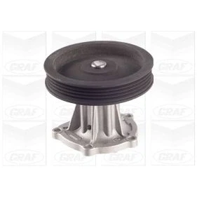 Imagen de GRAF PA1128 Bomba de agua con junta sin tapa mecánico Latón 112 para accionamiento correa poli V CHEVROLET: Aveo / Kalos Hatchback, Spark
