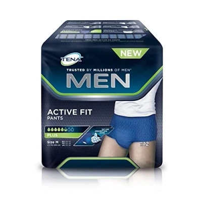 Imagen de Tena Men Active Fit Plus M Pantalones para hombre, 1 x 12 unidades