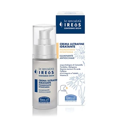 Imagen de Helan, IREOS, Crema Contorno Occhi Illuminante e Idratante, Occhiaie Levigante con Caffeina Vitamina E, Idratante Siero per Skincare Effetto Fresco Antiage, 30 ml