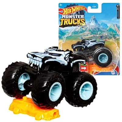 Imagen de Mattel Monster Trucks Hot Wheels 1:64 Die Cast Vehículos Coches, Vehículo: Hotweiler (FYJ44)