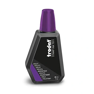 Imagen de Trodat 7011 Tinta para Sellos de Entintado Manual, 28ml, Violeta