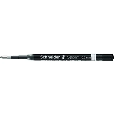 Imagen de Schneider Lote de 3 recambios tinta gel gelion+ 0,7 mm, color negro