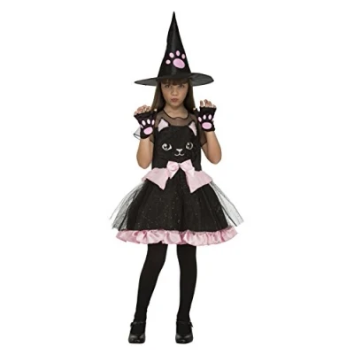 Imagen de Desconocido My Other Me 204019 Disfraz de bruja gatito para niña, 7 9 años (Viving Costumes 204019)