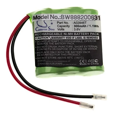 Imagen de vhbw Batería para Diversos Dispositivos (300 mAh, 3,6 V, NiMH) 3X Celdas Tipo 2/3 AAA, Micro