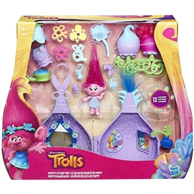 Imagen de Trolls Kit salón de Belleza Poppy (Hasbro B6559EU4)