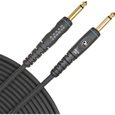 Imagen de Cable para instrumentos, serie Custom de Planet Waves, 5 pies (1,5 m), negro (PW G 05)