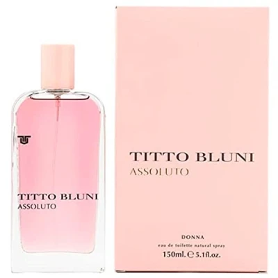 Imagen de TITTO BLUNI Assoluto Donna, Colonia Mujer, 150 ml, Perfume Formato Spray, Eau de Toilette Natural y Femenina, Aroma Floral Afrutado, Fragancia Fresca Larga Duración