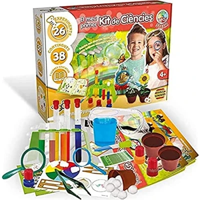 Imagen de Science4you Mi Primer Kit de Ciencias para Niños 4+ Años Cientifico en Catalán, Laboratorio con 26 Experimentos, Juegos, Juguetes y Regalos 4 5 6 7