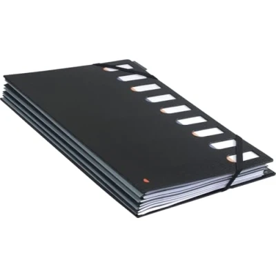 Imagen de Exacompta 55334E Clasificador tapa dura harmonika exactive lomo extensible 9 compartimentos, negro