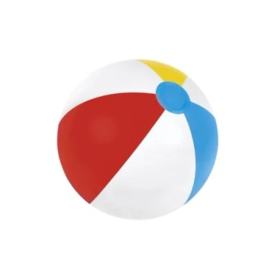 Imagen de BESTWAY 31022 Pelota de Playa Hinchable Beach 61 cm Diseño Franjas Colores Vinilo Resistente con Válvula Seguridad Inflado y Desinflado Rápido