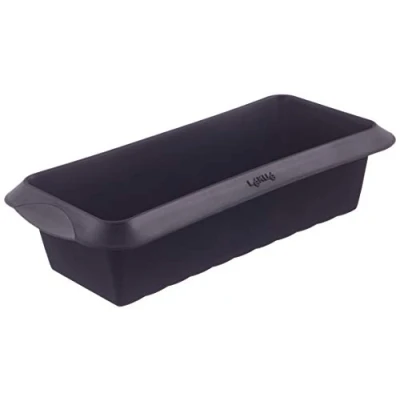 Imagen de Lékué Molde silicona platino repostería rectangular, Negro, 24 cm