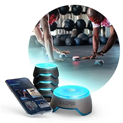 Imagen de Blazepod : Entrenamiento luminoso &quot;Flash Reflex&quot; programas estimulantes para mejorar la velocidad y agilidad atletas: artes marciales, fútbol, boxeo, baloncesto, entrenadores entrenadores.
