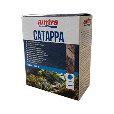 Imagen de Amtra Catappa Leaves Almond Leaves, Complemento Alimenticio Para Gambas Y Crustáceos De Agua Dulce, 30 Piezas.