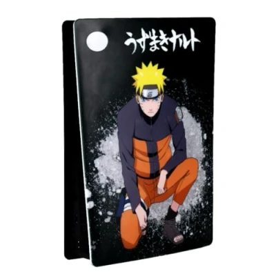 Imagen de Konix Naruto Shippuden Carcasa Protectora para Consola PS5 Silicona Antigolpes Antirayaduras Motivo Negro