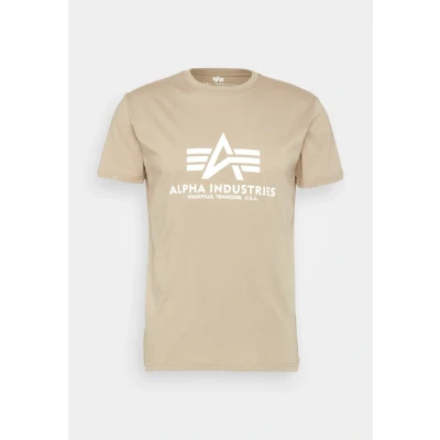 Imagen de Alpha Industries Camiseta estampada, Hombre, Talla: Small, Vintage sand