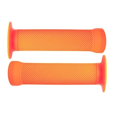 Imagen de cyclingcolors Puños Bicicleta 130mm BMX Dirt Freestyle Antideslizante Manillar Accesorios Bicicleta, Naranja