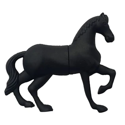 Imagen de Ulticool Caballo 8 GB Horse Black Memoria Almacenamiento de Datos USB Flash Pen Drive Memory Stick Negro