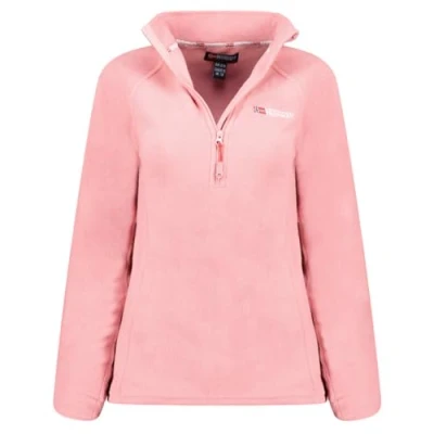 Imagen de Geographical Norway Tug Lady Hz Chaqueta Forro Polar Mujer Cremallera Otoño Invierno Primavera Ciente Suéter Mujeres De Manga Larga Piel Suave Aire Libre (Puderrosa XL)