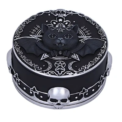 Imagen de Nemesis Now Malpuss Caja para baratijas, color negro, 10,8 cm