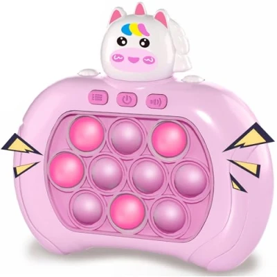 Imagen de Lesipee Juguetes Autismo Quick Push Game Fidget Toys Pro para Niños y Adultos, Juego de Mano, Pop Electrónico, Máquina Rompecabezas Rápida, Juguete el Estrés, Regalo