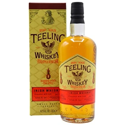 Imagen de Teeling Whiskey PINEAPPLE Rum Cask Irish 49,2% Vol. 0,7l in Giftbox