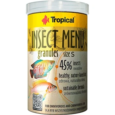 Imagen de Insect Menu GRANULES Size S 1000ml / 540g alimento para Peces con multicomponente en Forma de granulado a Base 3 Insectos