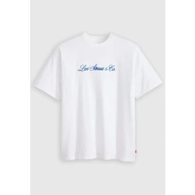 Imagen de Levi&#039;s Vintage FIT Graphic TEE Camiseta estampada, Hombre, Talla: XL, Levis script *white plus*