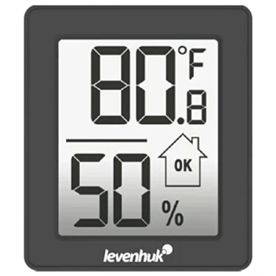 Imagen de Levenhuk Termohigrómetro Digital Inalámbrico Wezzer Base L10 con Pantalla LCD Integrada