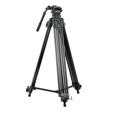 Imagen de Walimex Pro Video Tripod Cineast I Digitales/cámaras de película Negro tripode Trípode (Digitales/cámaras película, 2 kg, 3 Pata(s), 188 cm, Negro, 83 cm)
