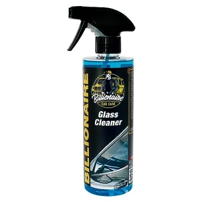 Imagen de SUMEX Billionaire Glass Cleaner Limpiacristales Coche Triple Acción Limpia Desengrasa y Abrillanta Efecto Autosecado No Empaña con Pistola de Espuma 500ml