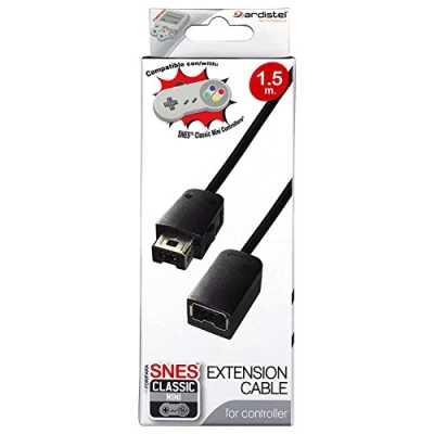 Imagen de Ardistel Cable Extension 1.5 m Para Mando NES/SNES Mini (Nintendo Super Nes)