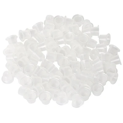 Imagen de TRIXES 100 Cápsulas/Copas para Tinta de Máquina Tatuajes Kit Pistola Entintado