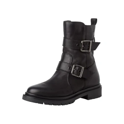 Imagen de Tamaris Botines de Tacón para Mujer, Cómodos, Negro, Piel, 37 EU