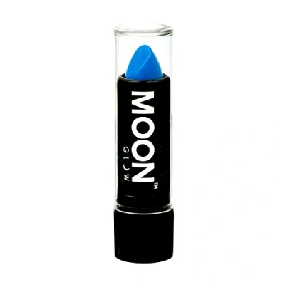 Imagen de Moon Glow Barra de labios neón UV color brillante Brilla bajo los rayos Azul pastel 1 Unidad (Paquete 1)