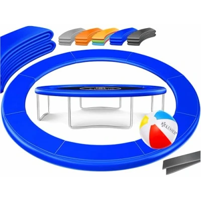 Imagen de KESSER® Funda de Borde trampolín, 30 cm Ancho, Resorte 100% Resistente a los Rayos UV, Ø 305 cm, Gris Oscuro