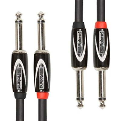 Imagen de Cable de interconexión la serie Black Roland — Conectores 1/4 pulgada, 1 m longitud RCC 3 2814