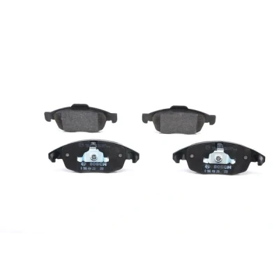 Imagen de BOSCH 0 986 494 235 Juego de pastillas freno Low Metallic con instrucciones montaje, Chapa antichirridos, clip émbolo norauto, oscaro,