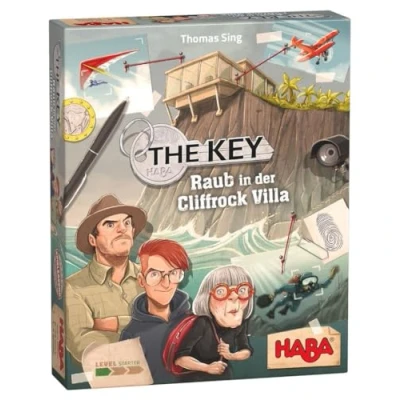 Imagen de HABA 305543 The Key Theft in Cliffrock Villa An Investigation Game for 1 to 4 Clever Detectives Ages 8 and up English Instructions (Made Germany)