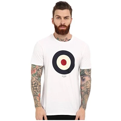 Imagen de Ben Sherman MB12872 Camiseta, Blanco (Bright A47), S para Hombre