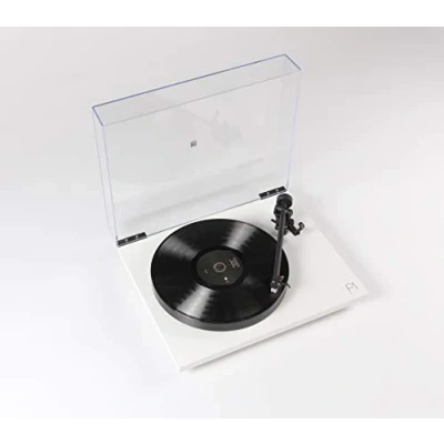 Imagen de Rega Planar Tocadiscos 1 Plus, acabado blanco mate con cartucho de carbono y preamplificador Phono Stage/Phono integrado, versión 2021.
