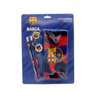 Imagen de FC Barcelona, Set de papeleria, Material Escolar, Escritura, Barça, Color Azul, Producto Oficial