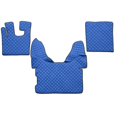 Imagen de F CORE Eco Leather Q FL09 BLUE Juego de alfombrillas suelo Ecopiel 3 Azul