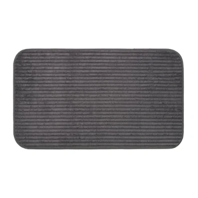 Imagen de Gözze Alfombrilla de baño antideslizante, Poliéster, 50 x 70 cm Gris antracita