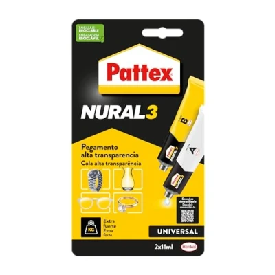 Imagen de Pattex Nural 3, pegamento multiusos extra fuerte y resistente, transparente,22ml