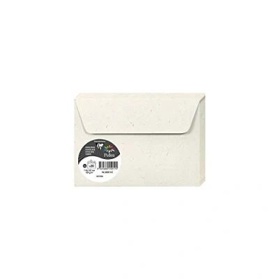 Imagen de Clairefontaine 55011C, Un paquete de 20 sobres Pollen autoadhesivos 11, 4x16, 2 cm, 100% reciclado, 120 g, Natura