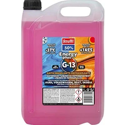 Imagen de Krafft Anticongelante Coche CC Energy Plus 50% (G13) Líquido Refrigerante Violeta 5 Litros